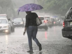 Onamet anuncia más lluvias para este viernes debido a una vaguada